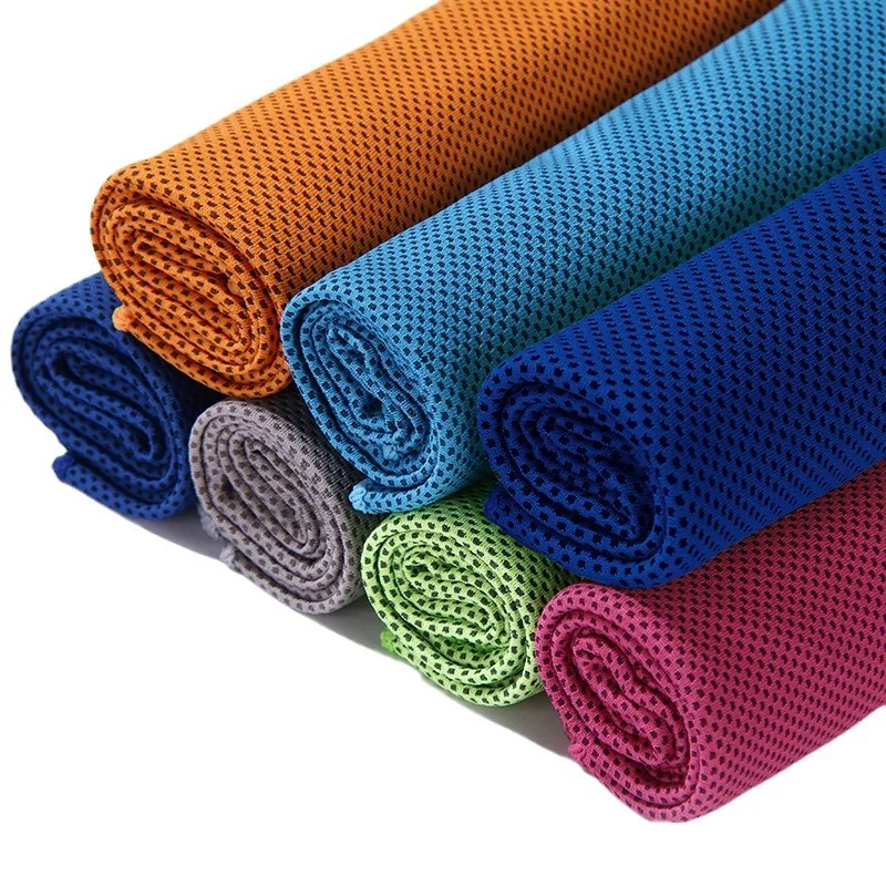 Wholesale Portable Microfiber Outdoor Sports Sweat Towel Thickened Double-Sided Absorbent Quick Drying Sport Towel