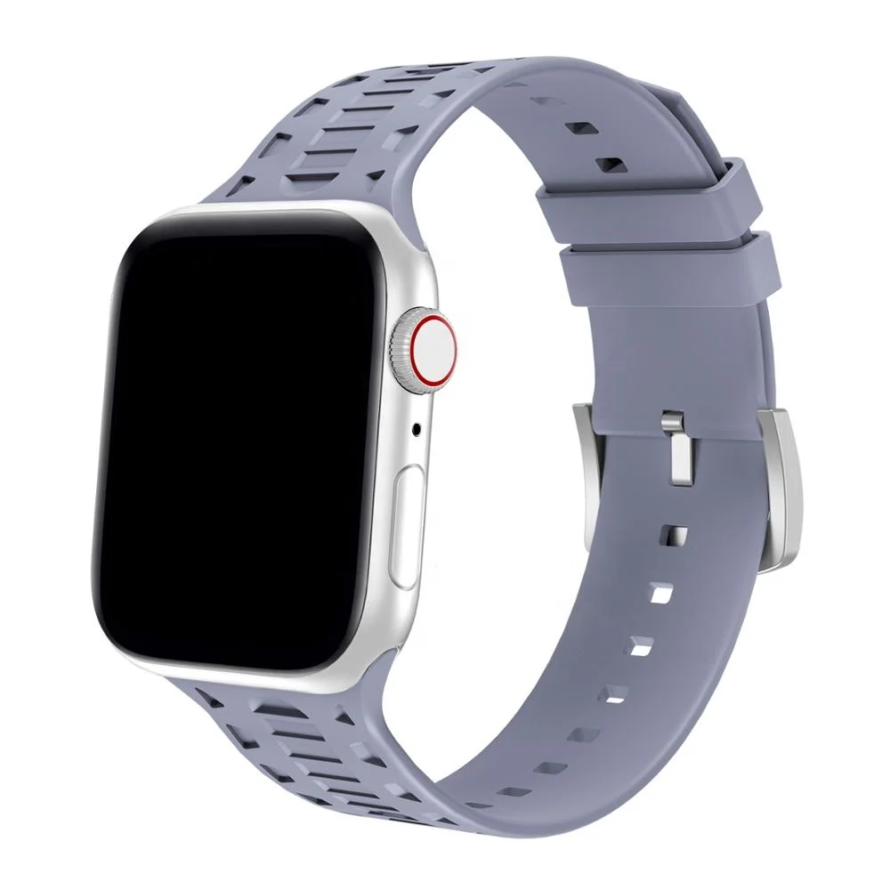 Тонкий ремешок pulseira с алмазной огранкой для наручных часов apple i силиконовый 42 мм 44 резиновый