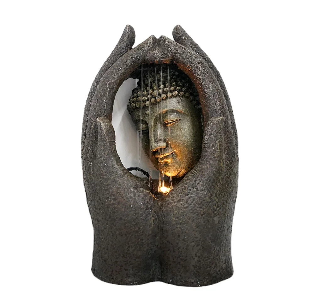 Manufacturer Wholesale Resin Buddha Statue Water Fountain Polyresin Hindu Gods Statues