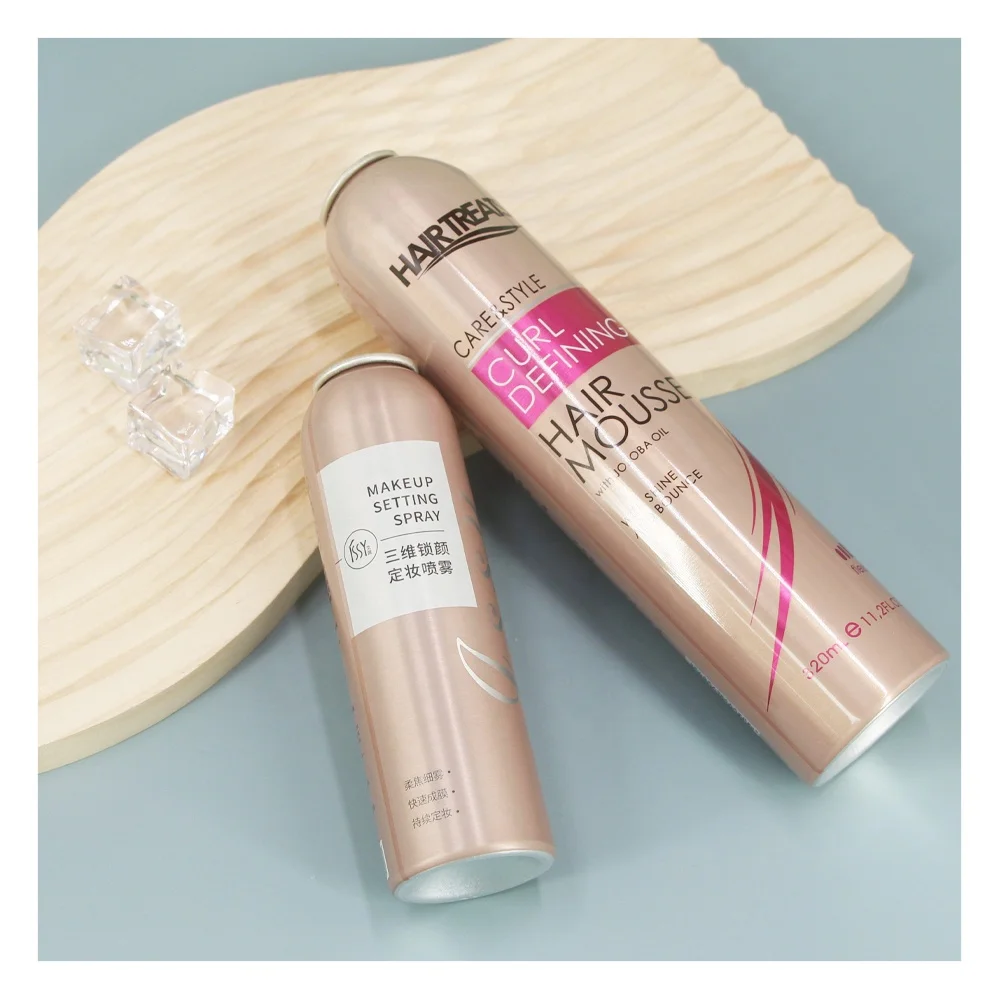 Wholesale Refillable Compressed Air Empty Metal Can Aluminum Oxygen Aerosol Spray Bottle