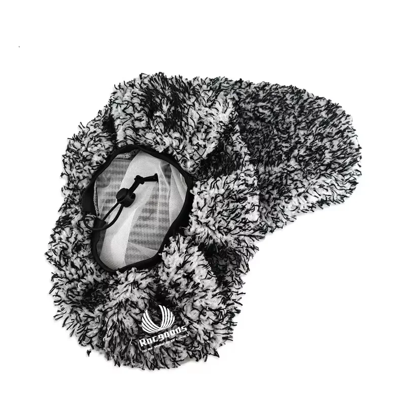 Wholesale Microfiber Car Wash Brush Cover Replaceable Detailing Mop for Premium Car Cleaning