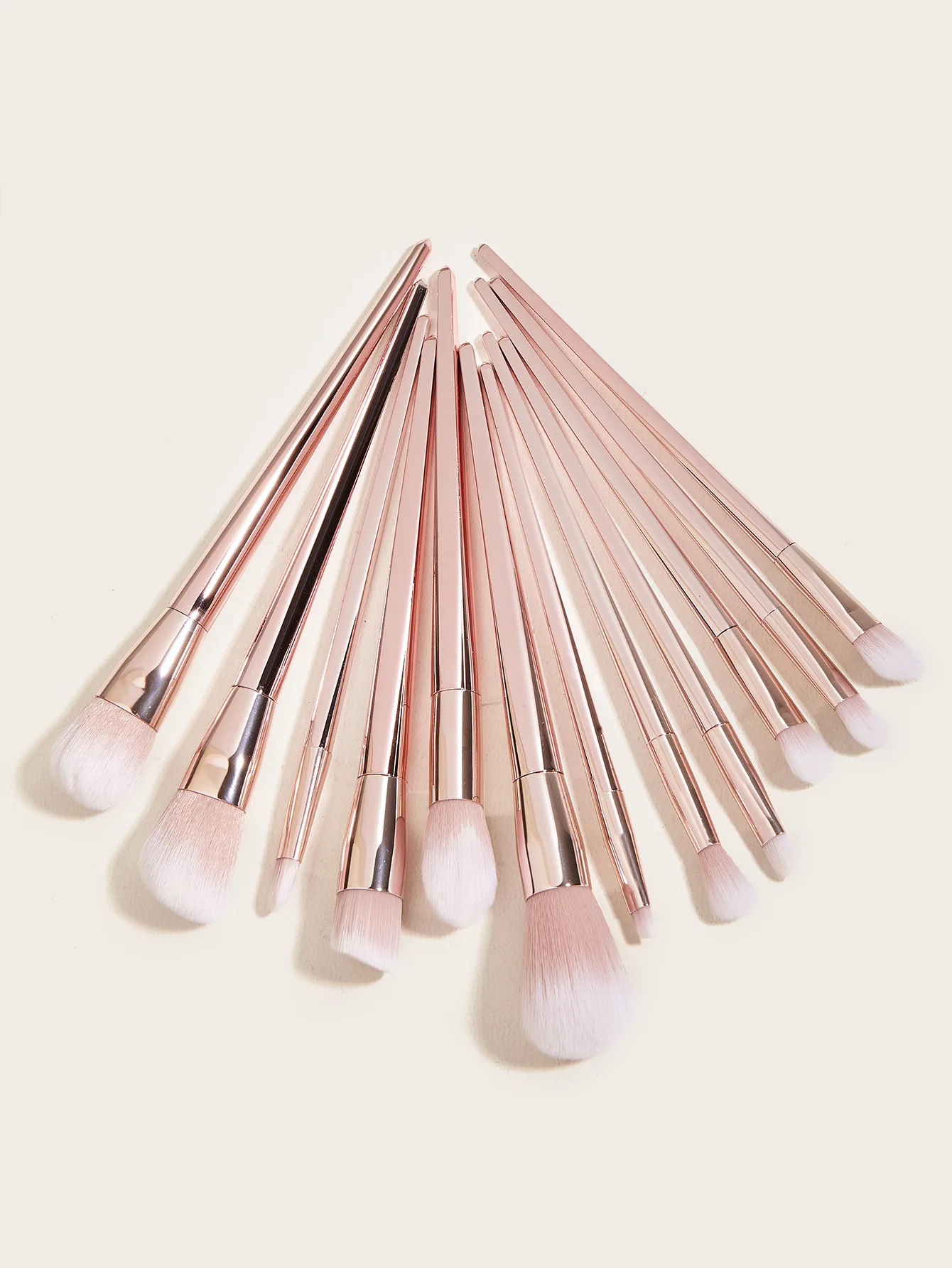 Most Popular 12 Pcs Pink Crystal Makeup Brush Soft Bristles Wooden Handle Makeup Brushes Set Makeup Beauty Tool
