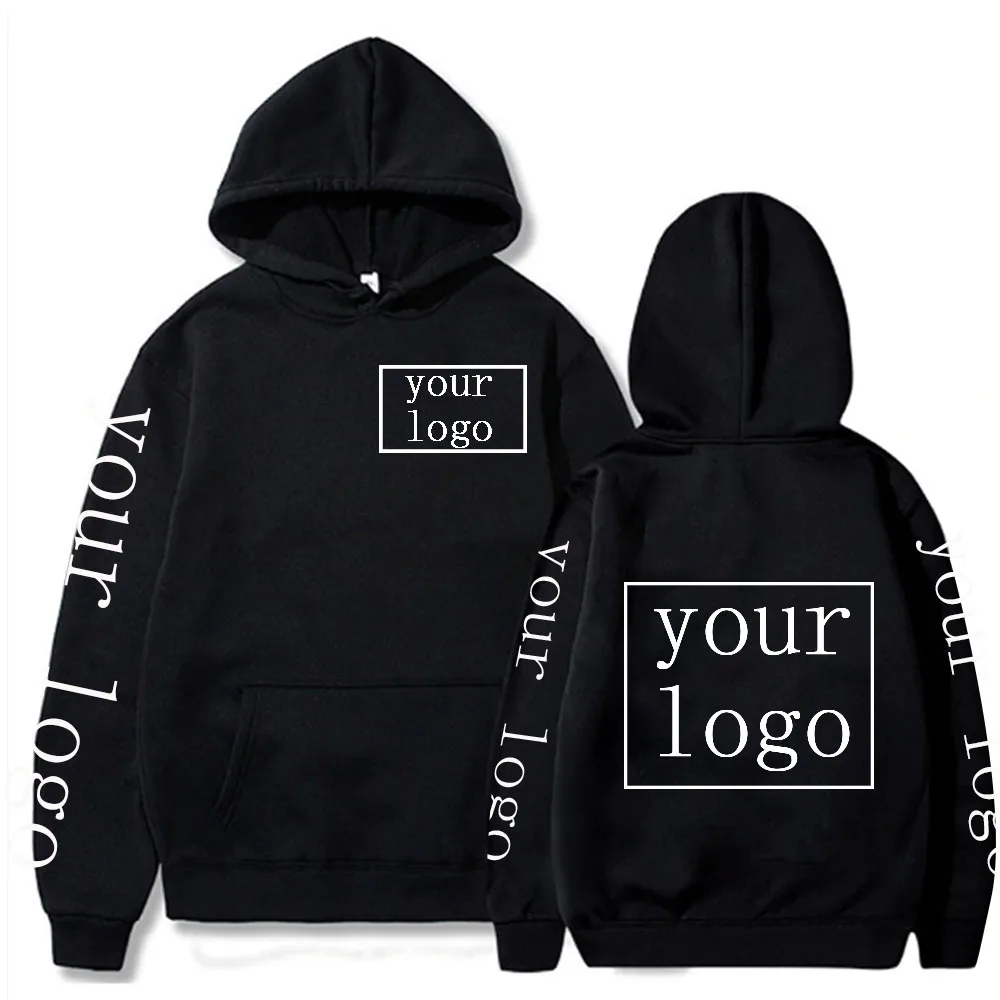 Your Own Design Brand Logo/Picture Personalized Custom Men Women Text Hoodies Casual Hoody Clothing Fashion New