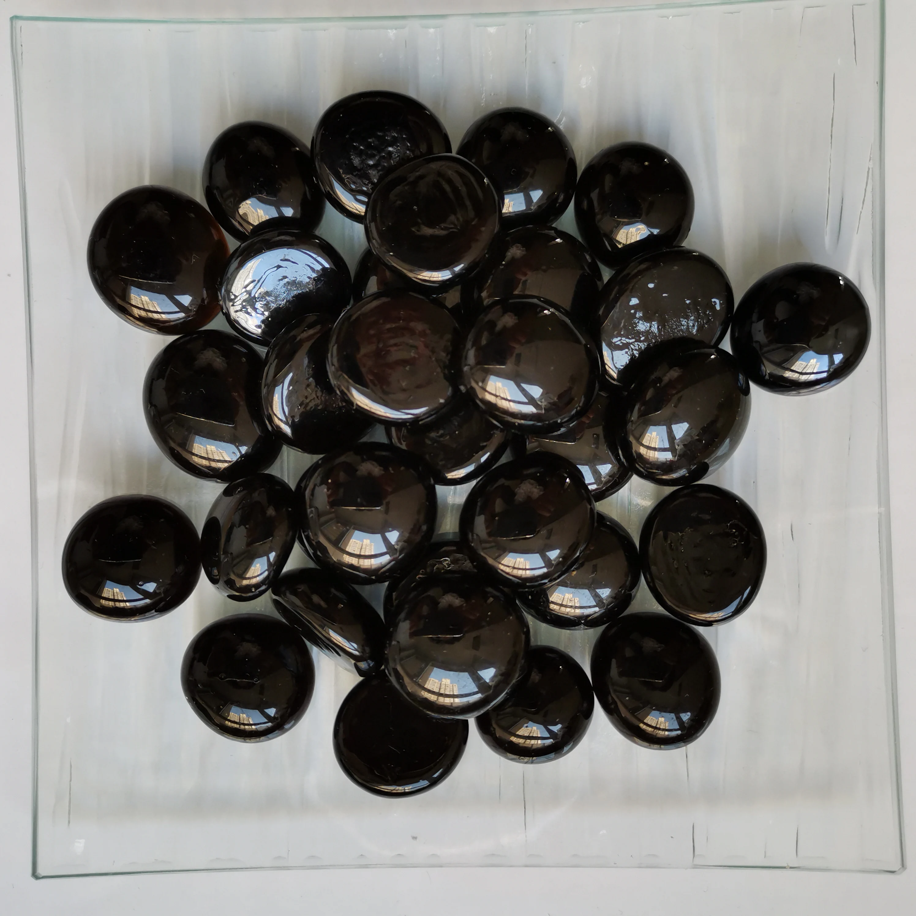 Glass Marbles  Flat Glass Beads Fire Gass Beads
