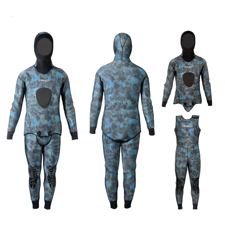 swimming diving neoprene wetsuits two piece wetsuit