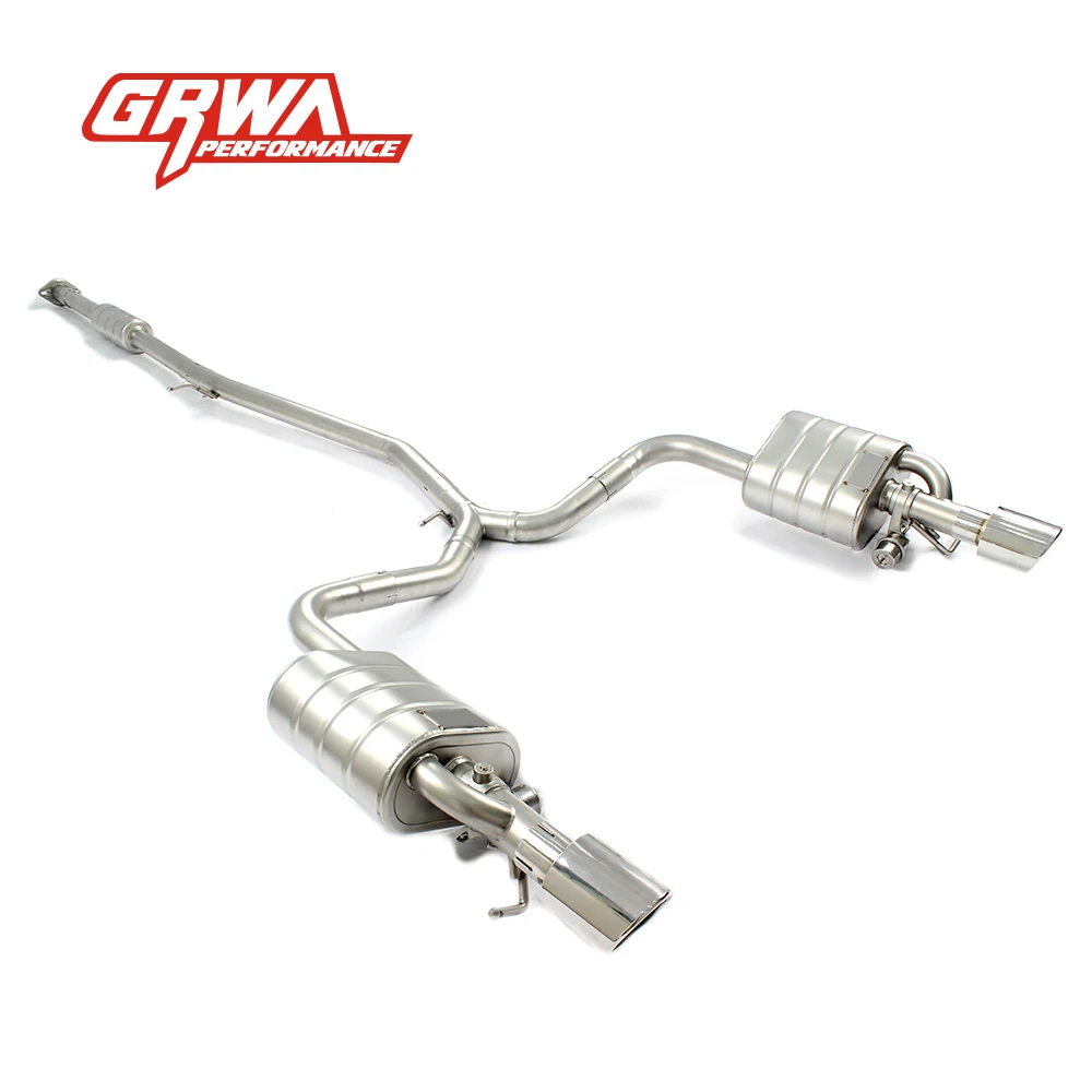 Factory Supply Muffler And Exhaust Systems Aluminized Steel Exhaust Pipe with Valve Control for Ford Explorer