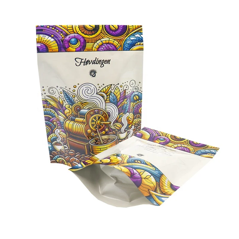 Customized Printed Plastic Bags Middle Seal Flat Mini Candy Sachet Bag Biscuit Packaging Edibles Chocolate Plastic Food Pouch