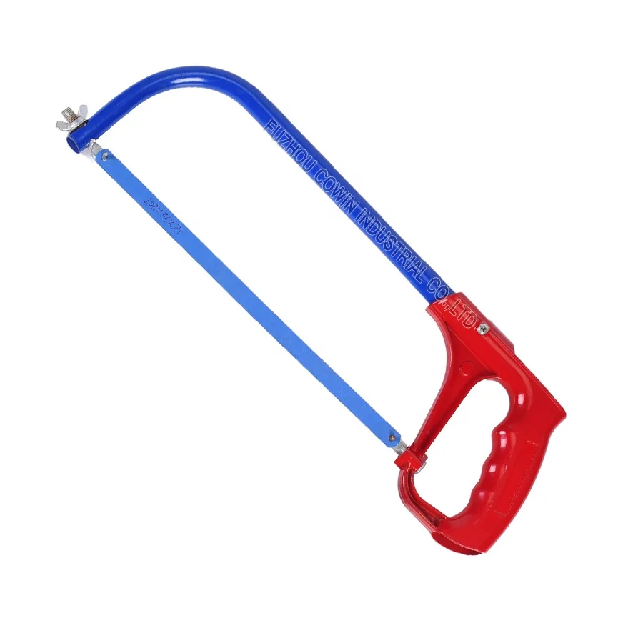 10inch-12inch Aluminum alloy handle hack saw frame with round tubular frame