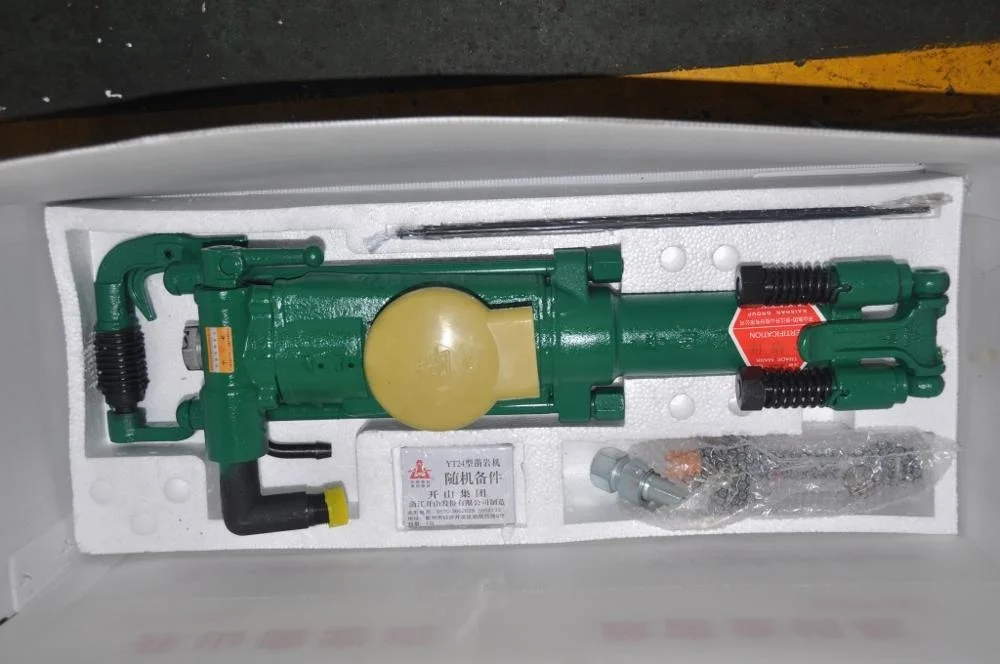 Factory used pneumatic rock drill for sale Jack YT 24 Air leg jack Hammer