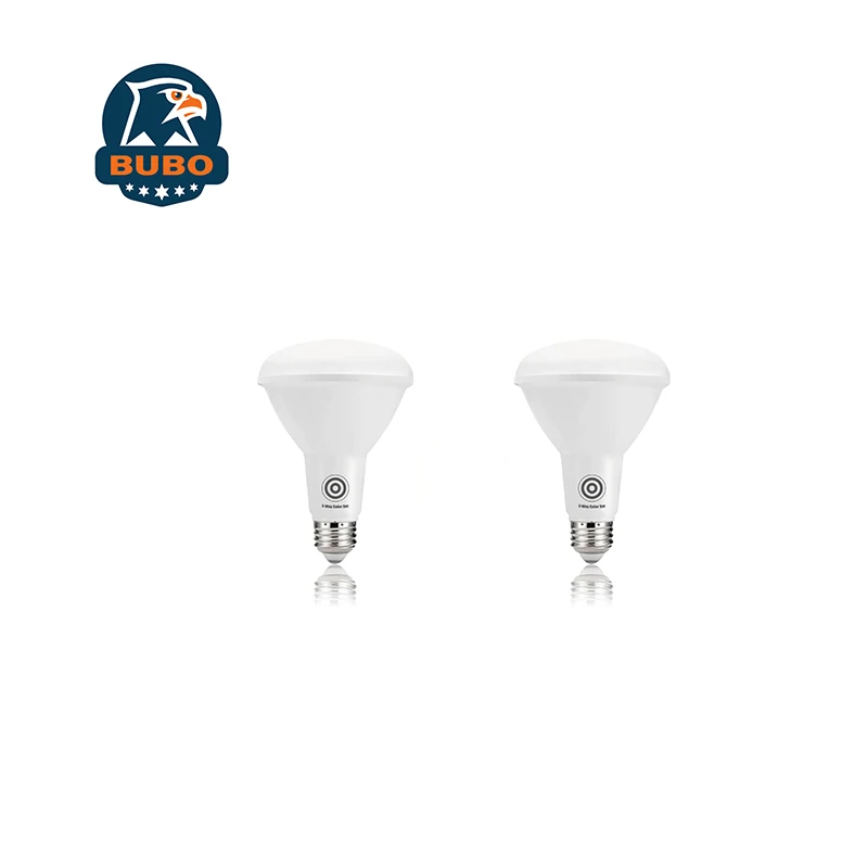 Bubo BR30 LED Bulb Dimming 3 Way Brightness Change 400lm 800lm 1200lm 4000K Bright White E26 Base Lighting