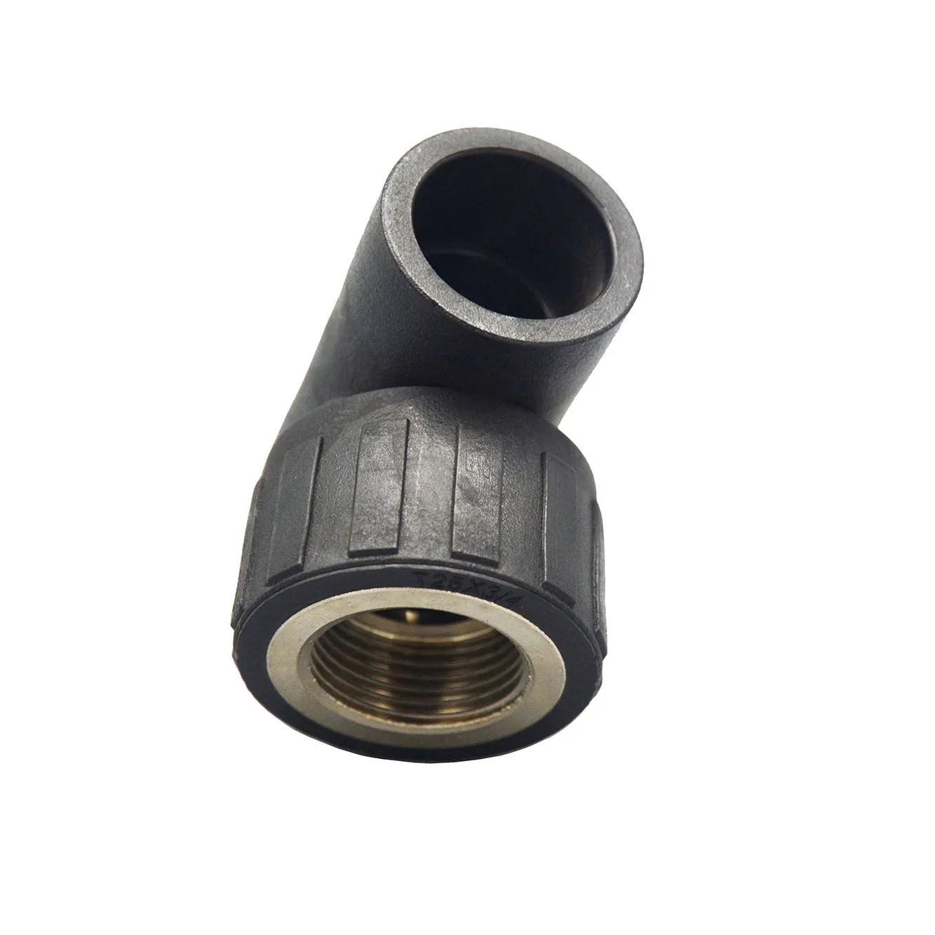 HDPE Socket Fusion Female Thread Tee Plastic Tee Brass Insert HDPE Hot Melt Pipe Fittings