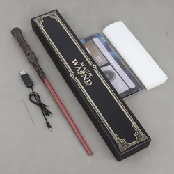 New design Halloween Party HP Wizard Cosplay Magic Wand Fire Real Flames Shoot Fireballs Halloween Stick Wand