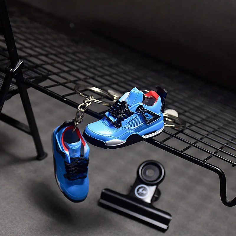 Wholesale 3D Mini Sneakers AJ2 Jordann shoe Keychain Model cute keychains with box
