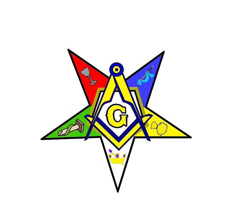 oes order of eastern star custom plastic printing Iron On Rhinestone Transfer design for men tshirt