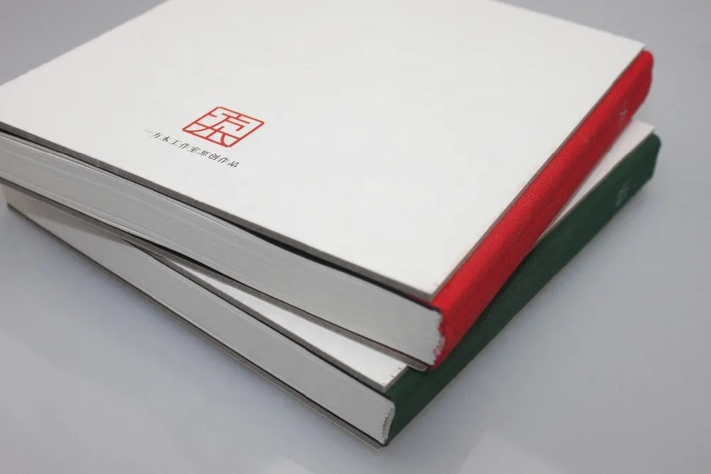 Unique business education gift personalized decorative pattern hardcover cloth spine journal notebook