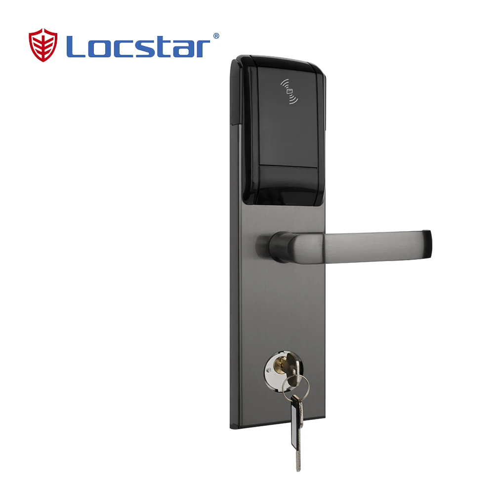 Locstar Smart Electronic Keypad Key Card Security System Software Bedroom Deadbolt Digital Safe Hotel Rifd Card Door Lock