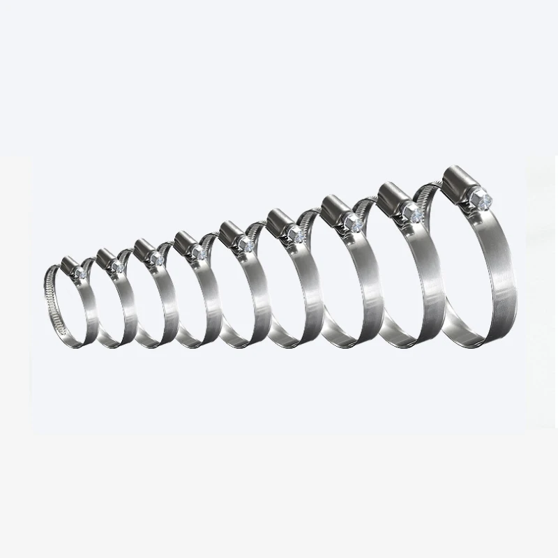 Hot Sale  Bolt Pipe Clamps Bolt t Hose clamp Adjustable Various Size 1.75' 2' 2.25' 2.75' 3' 3.5' 3.75' Piping clamps