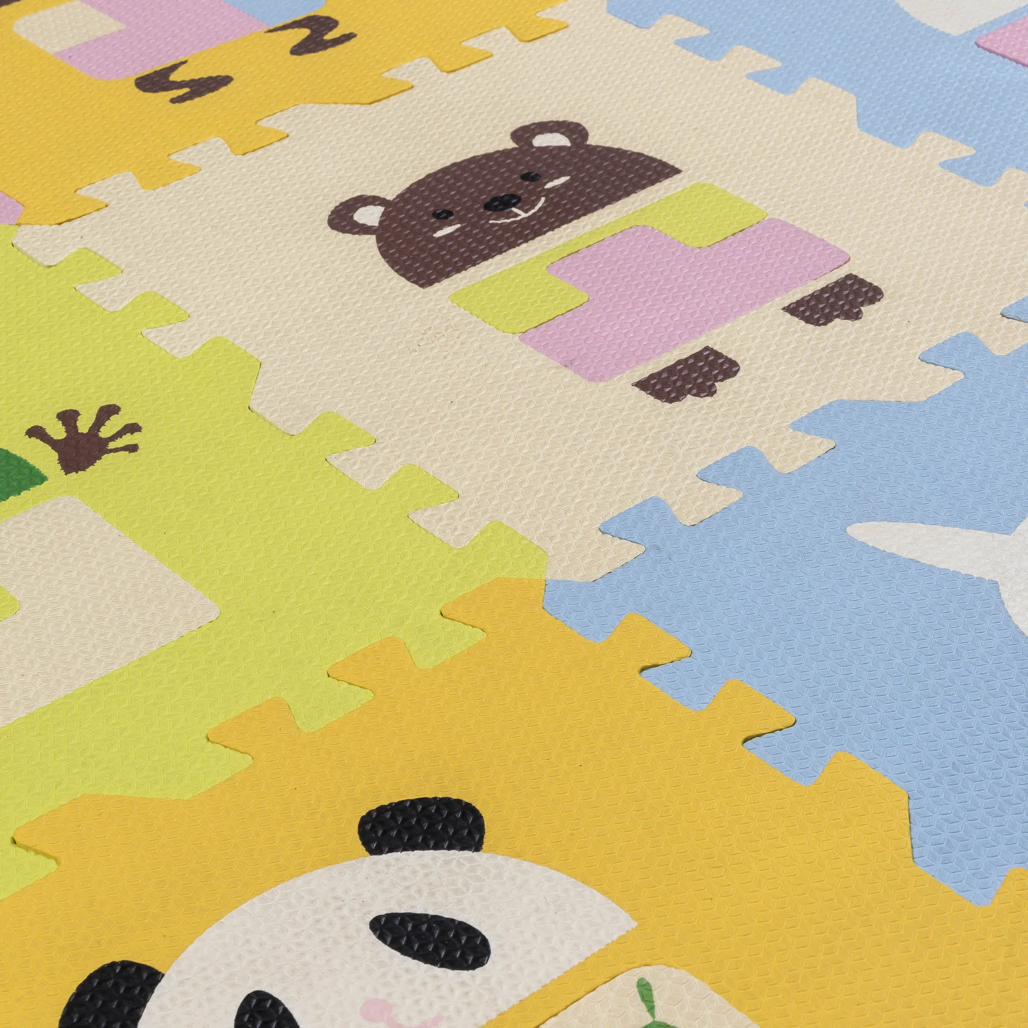SSD Manufacturer New Design Eco Friendly Non Slip Custom OEM Private Label Korea Play Mat Eva Mat For Kids