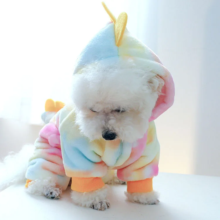 Luxury Modern Little Dragon Transformation Dog Cat Clothes Wholesale Warm Soft Colorful Sustainable Feature