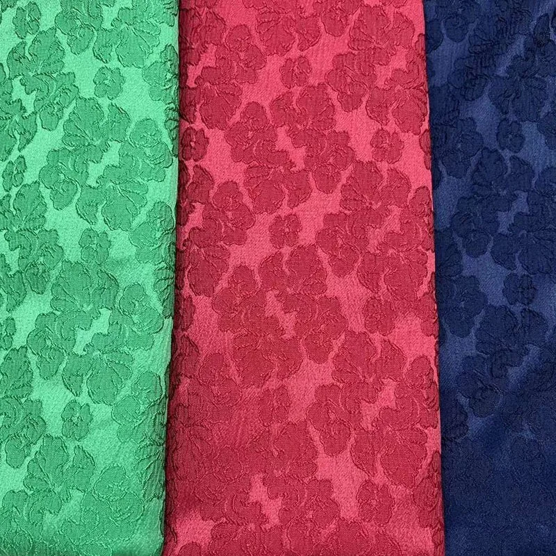 Great Quality 95% Polyester 5% Spandex Stretch Jacquard Fabric Pajamas Dresses