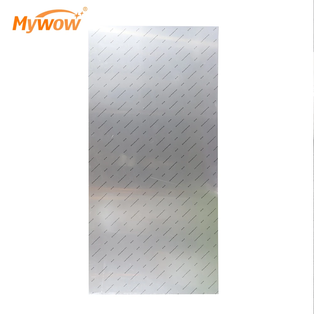 High Glossy PET Film Mirror Film 1220x2800MM 5MM 8MM Thickness PVC Laminated Foam Panel Bamboo Charcoal Board