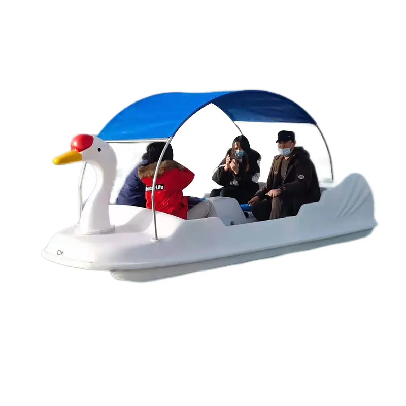 Famous Yellow Duck Shape Amusement Equipment Adult Pedal Boat For Sale