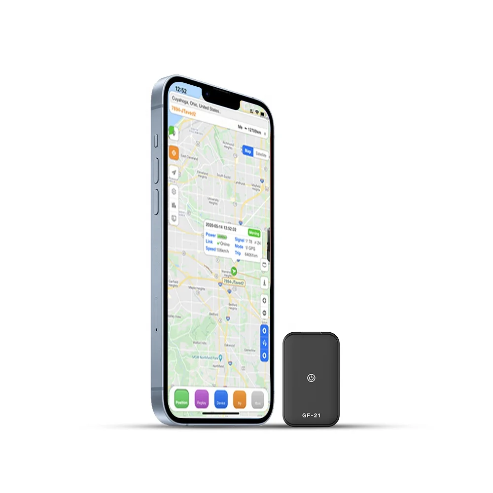 Portable google map real-time tracking free platform gsm gprs wifi tracker gps gf-21 with SOS button