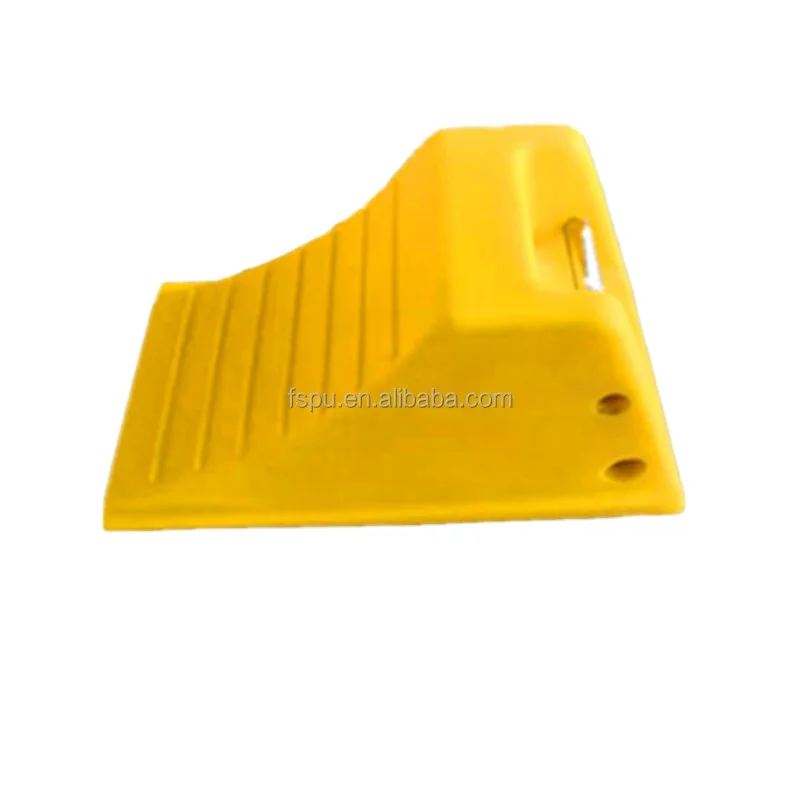 Пластиковая искусственная Противооткатная колодка блок с противоскользящими резиновыми накладками