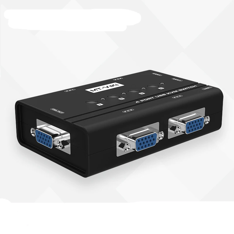 KVM Switch MT-ViKI MT-460KL 4*1 4 port USB  vga  kvm switch with original cable