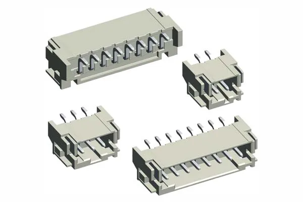 2-10 ways 2mm wafer smd connector 90 180 degree single row pin header