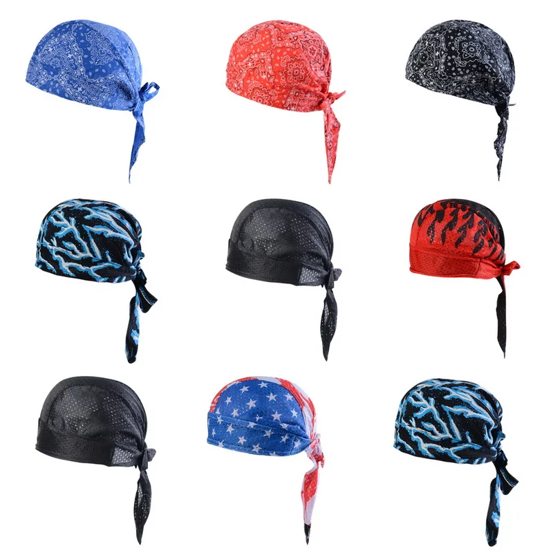 
Cycling headband Sunscreen cold pirate hat headgear 
