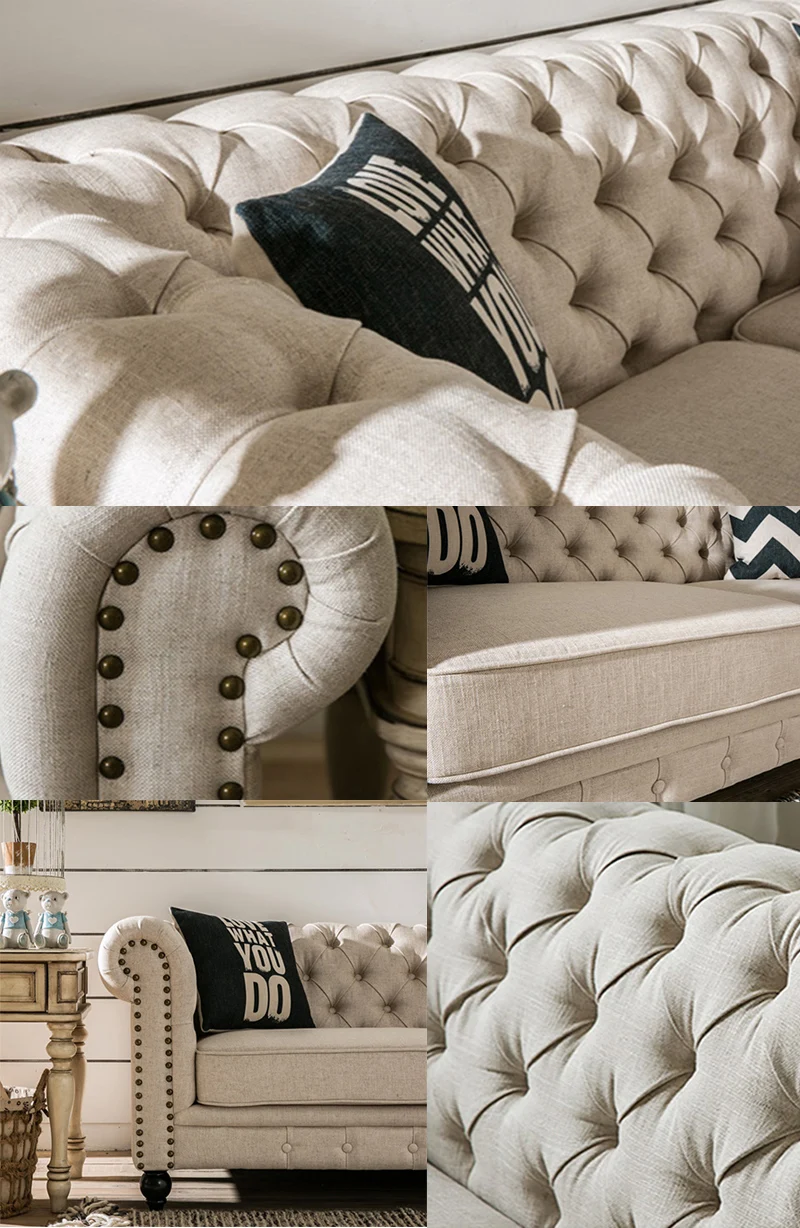 Italian Designs Luxury Fabric living room sofa sets