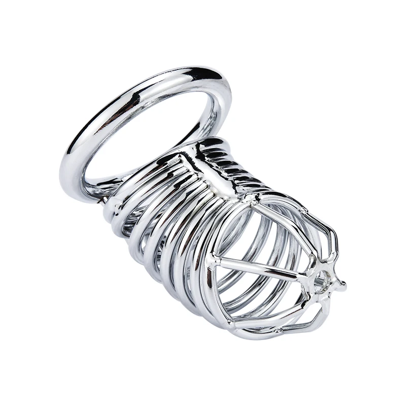 Adult Urethral Catheter Control Locking Dildo Male Chastity Device Stainless Steel Abstinence Metal Cage Massager