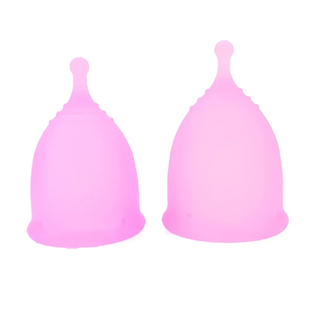 Portable Menstrual Cup Medical Silicone Leak-proof Lady Women Menstrual Period Cup With Storage Case Feminine Hygiene Product