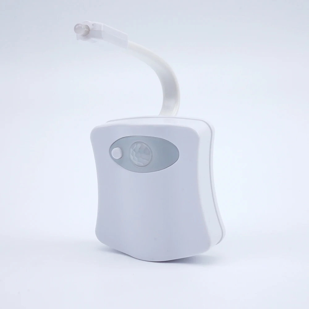 2023 Hot sell battery powered 16 colors random switching motion sensor toilet night light