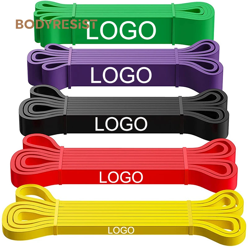 Латексная эластичная лента с логотипом на заказ