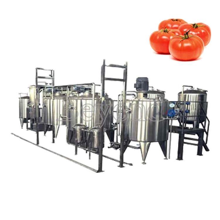 Tomato Paste/sauce/ketchup Making Machine Processing Line Multifunctional Customized