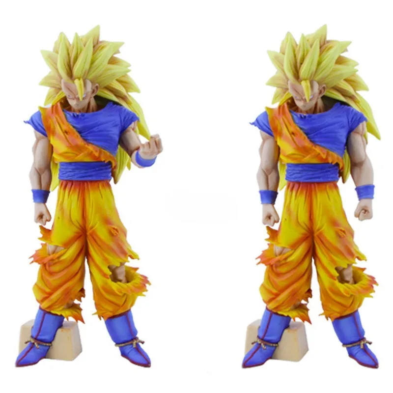 Dragon Super ball Saiya anime figure pv Super Sanwu empty handed Super Saiyan standing posture Sun Wukong model decoration anime