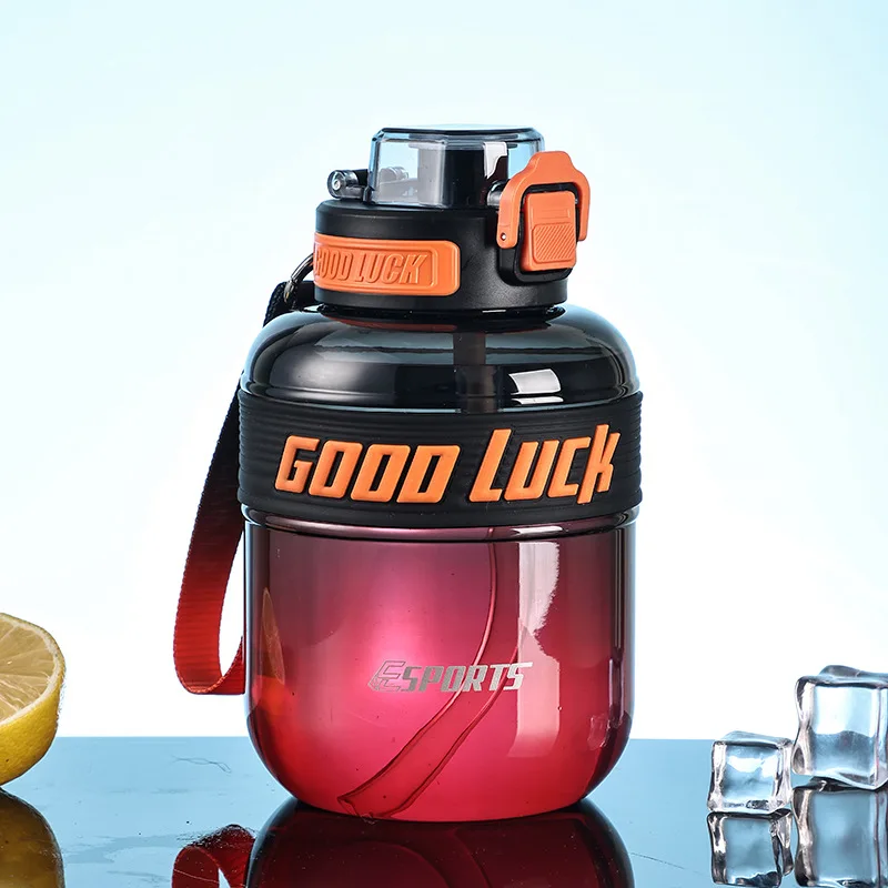 Portable Leakproof Water Bottle Large Capacity Cute Cup for Outdoor Sports Exercise Water Bottle