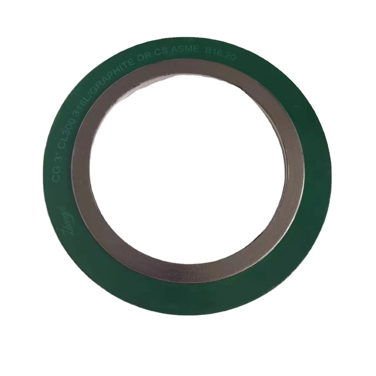 ZHENGJI PACKING SPIRAL WOUND FLANGE GASKET CGI GI 316 304 METAL SPIRAL WINDING GASKET