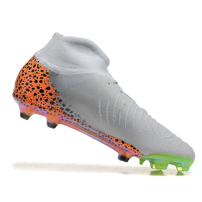 2024 hot sale Long Breaking Nail Competition Training Special Buy Football Shoes Blue Football Shoes