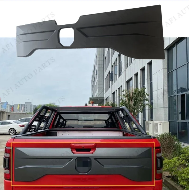 Hot Sale Tailgate Rear Door Protect Trim Plate Cover For  RAM 1500 2019 on