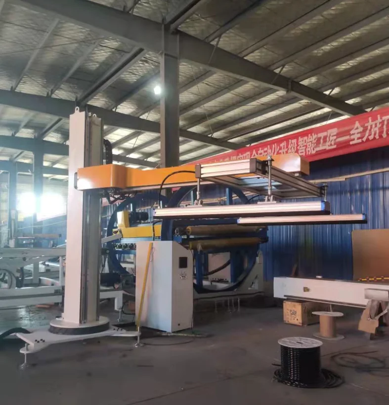 Automatic Pallet Stacking Machine PLC Control Robot Palletizing Packaging Palletizer Machine for Carton Case