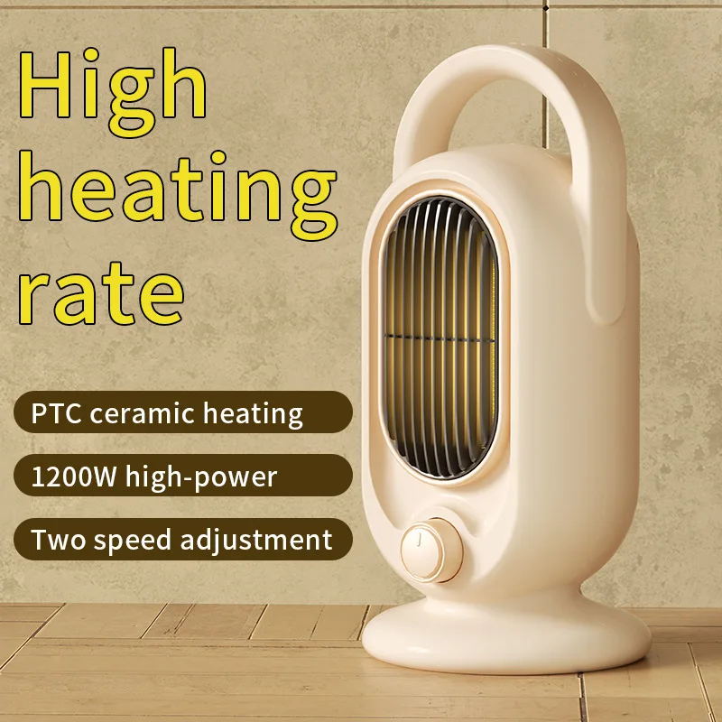 New High-Power 110V Space Heater, Compact Home Warm Air Blower for Efficient Heating