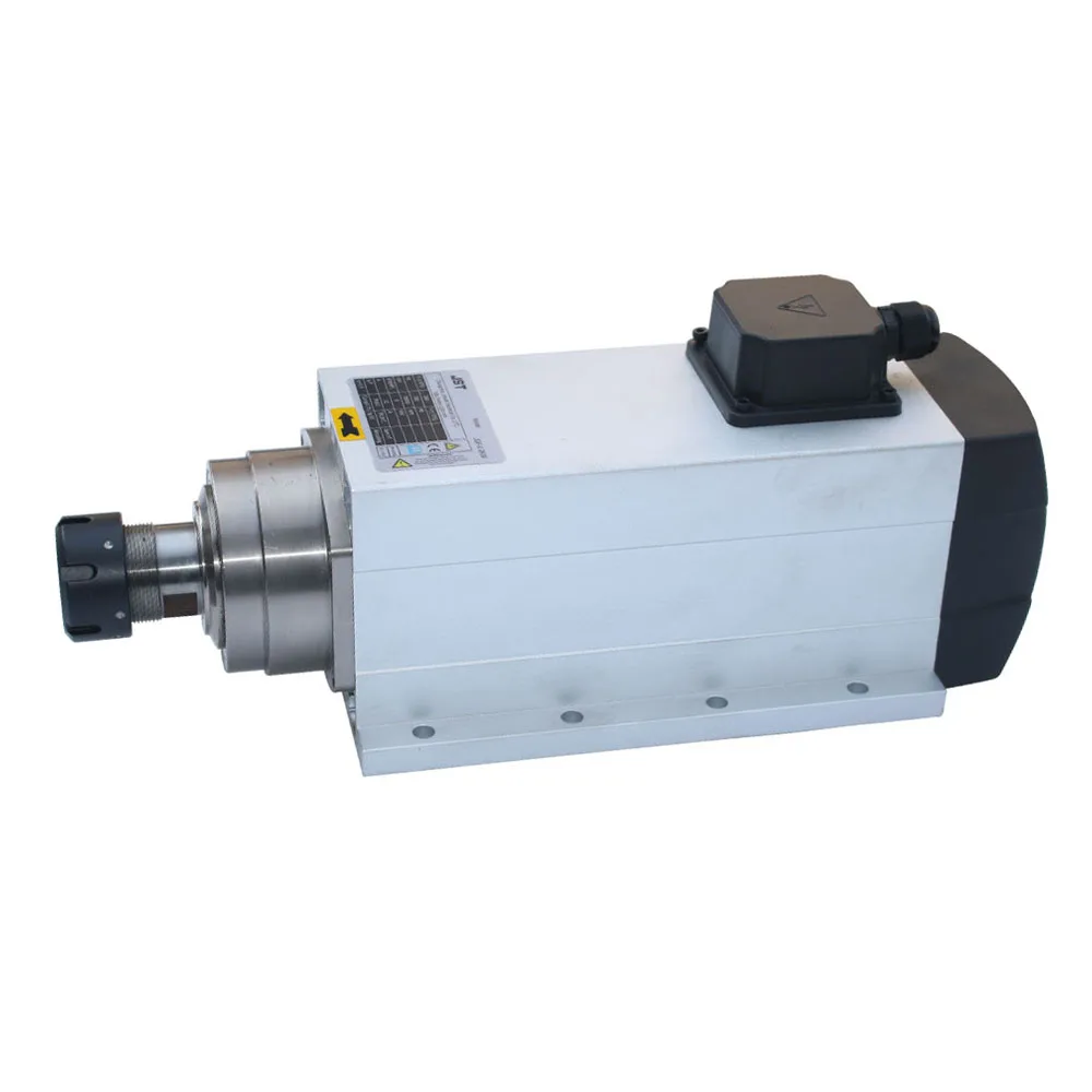 
High Speed 6KW CNC Router Spindle Motor Air Cooled For Engraving Machinery ER32 