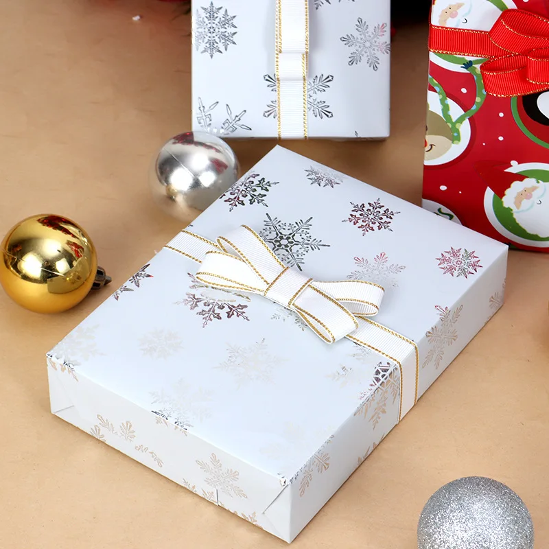 Christmas Aluminum Foil Gift Wrapping Paper Design Flower Paper Wrapping Wholesale