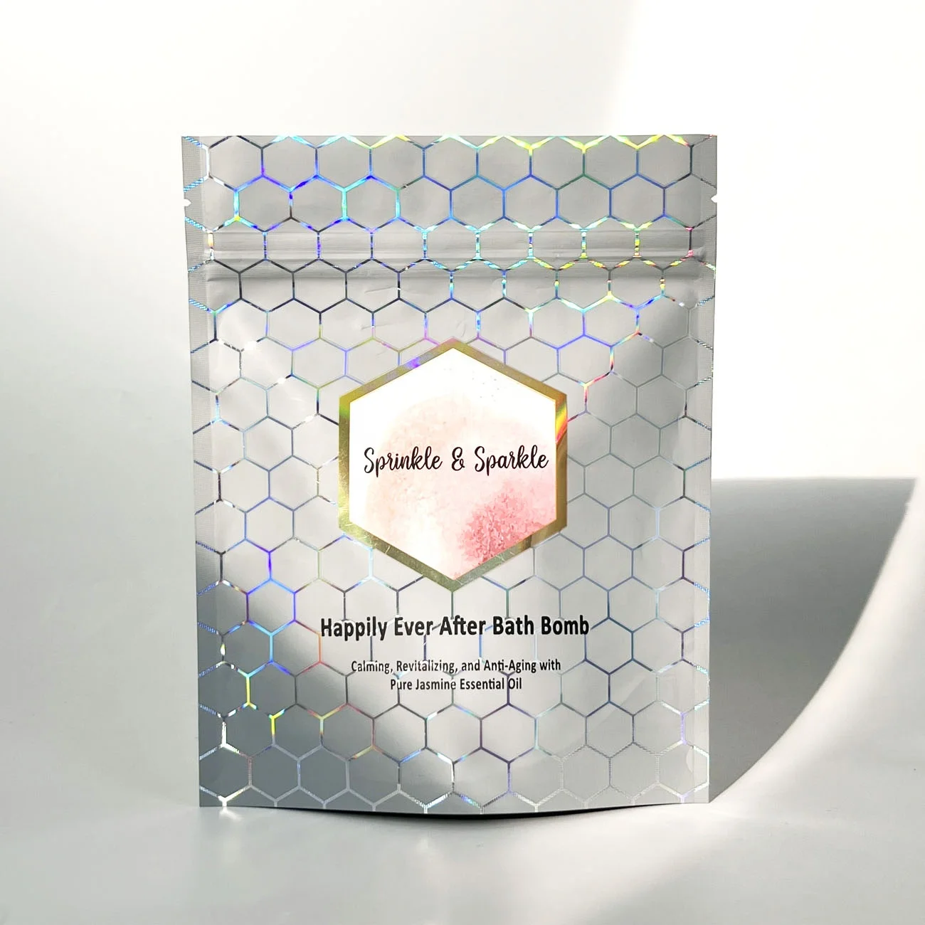 Stand Up Doypack Mylar Foil Pouches Bath Soak Body Scrub Packaging Bags Powder Zipper Bag