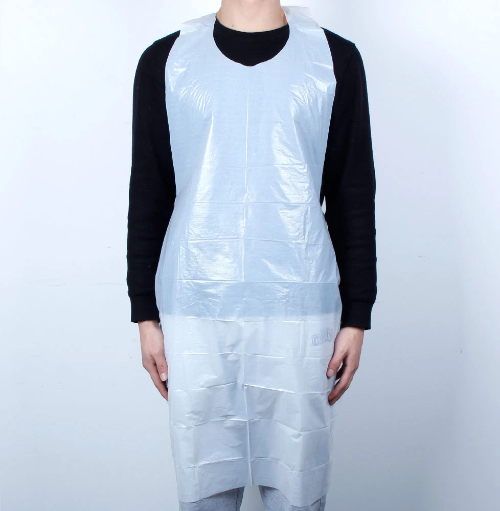 Disposable thickened adult plastic apron Hot pot restaurant Food barbecue restaurant waterproof oil stains apron