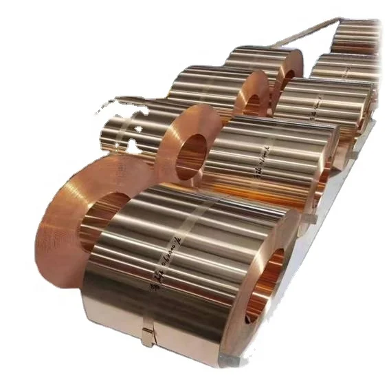 Brass, red copper, copper strip