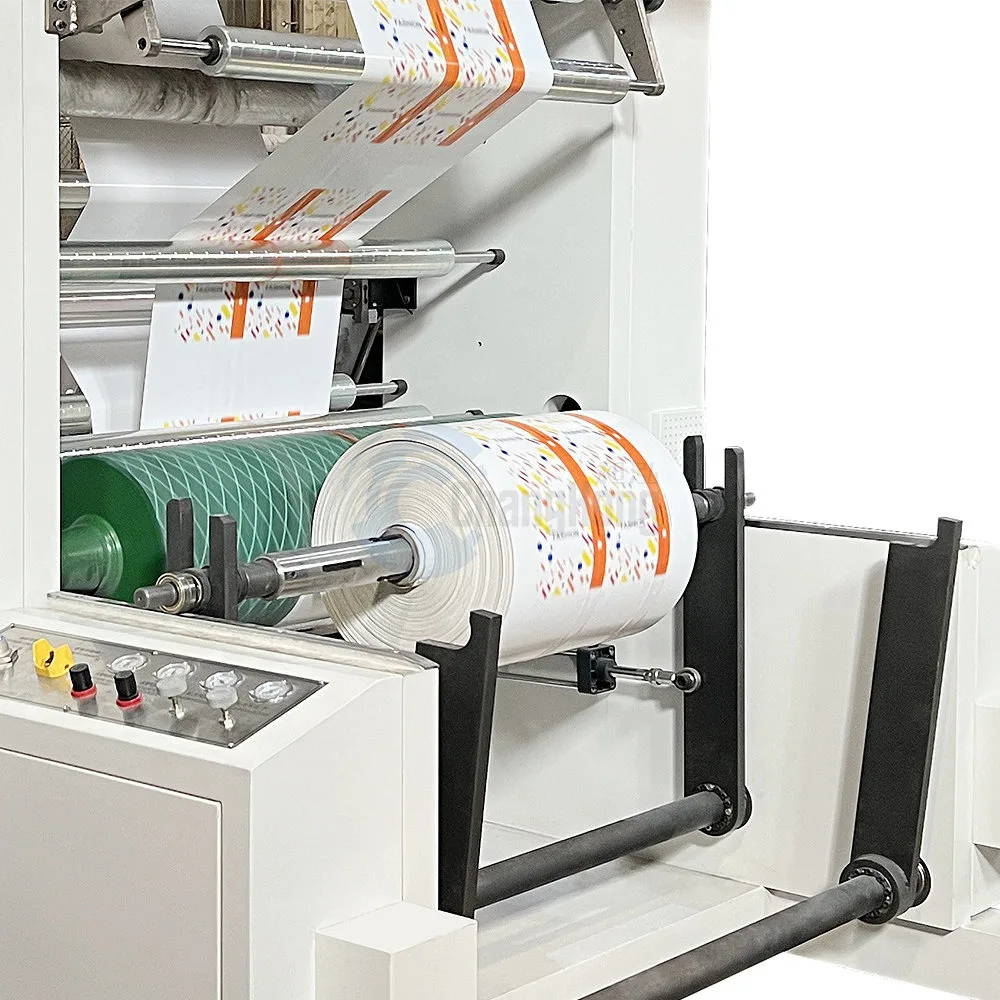 Automatic Paper Flexo Printing 6 Colors Center Cylinder CI Flexographic Printing Machine